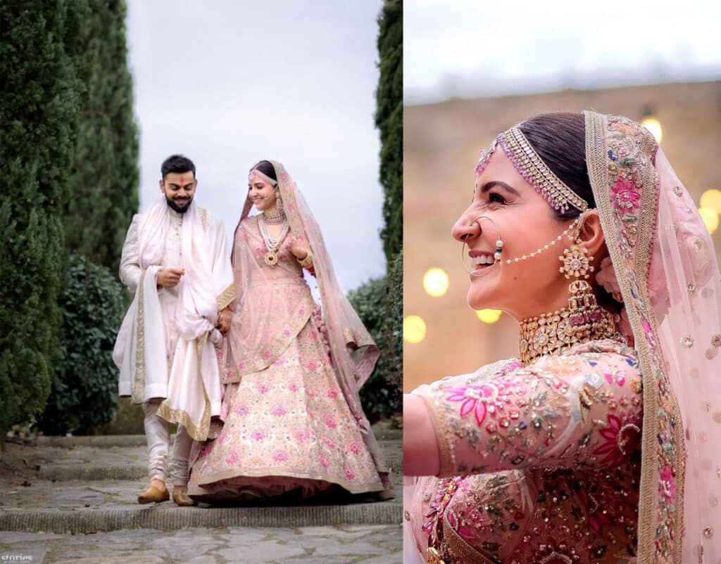 ELEGANT BRIDAL OUTFITS INSPIRED BY BOLLYWOOD CELEBRITIES