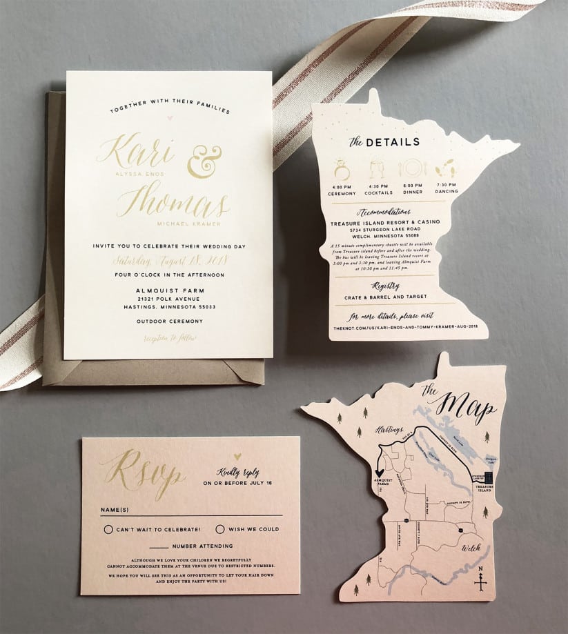Wedding invitation inspo