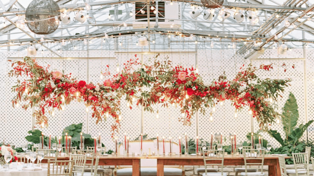WEDDING DECOR WITH FLORAL GALORE