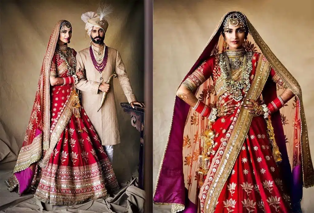 ELEGANT BRIDAL OUTFITS INSPIRED BY BOLLYWOOD CELEBRITIES