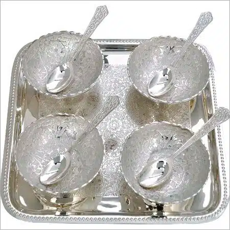 silver bowl set