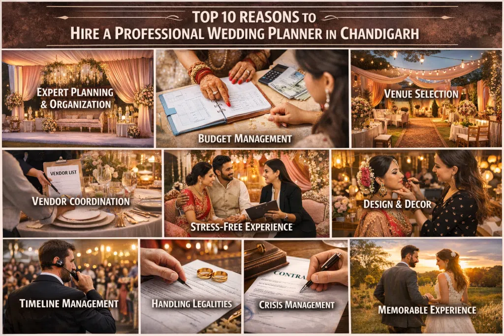 Top 10 Reasons to Hire a Professional Wedding Planner in Chandigarh
